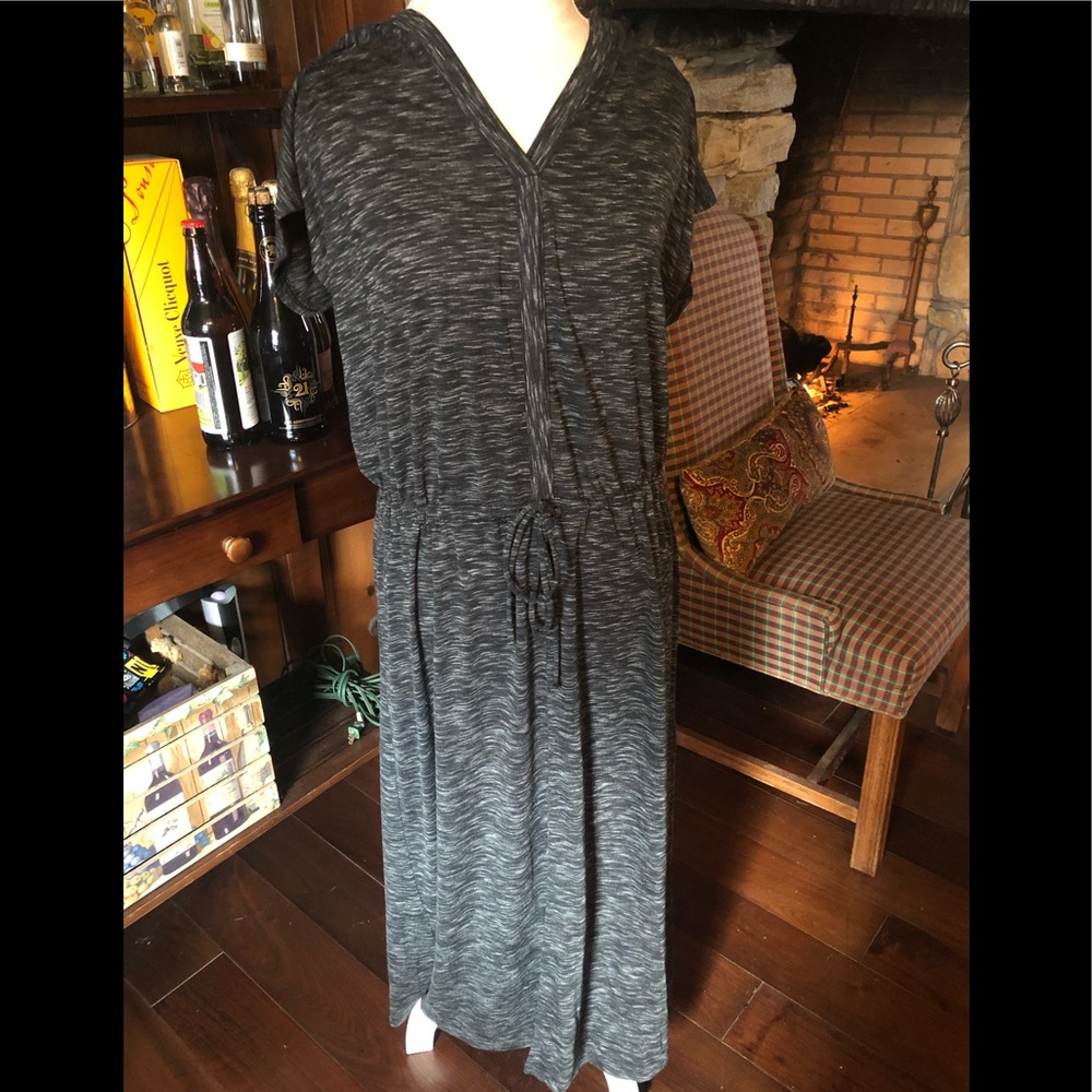 Grey heather maxi dress.